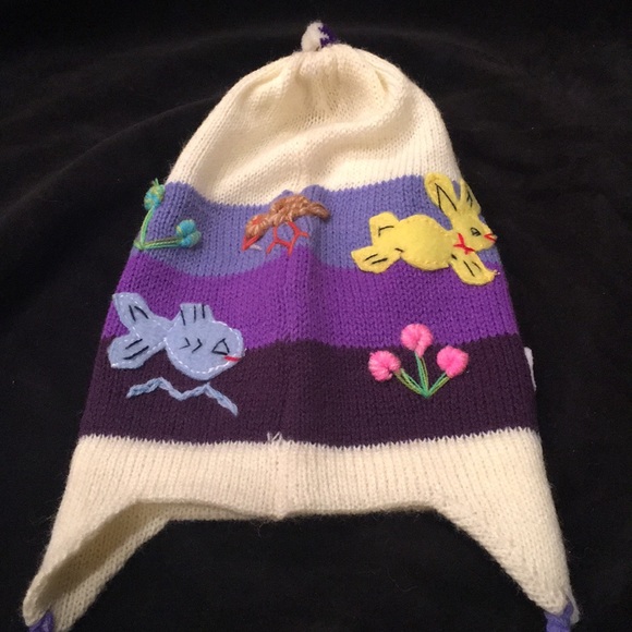 Kids Peruvian beanie - Picture 3 of 4